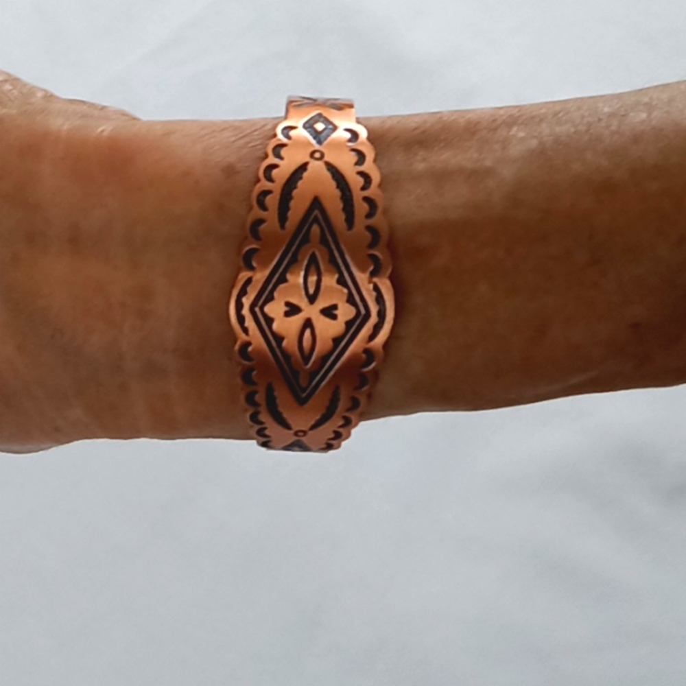 Solid Copper Womens Bracelet. - image 7